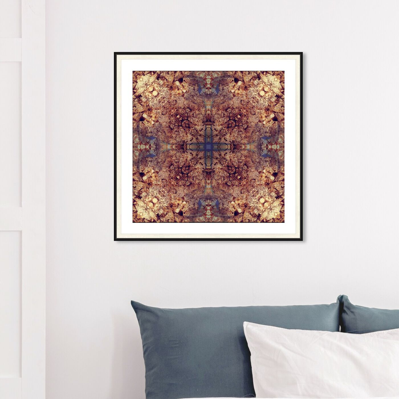 Hanging view of Queen of Egypt I featuring abstract and patterns art.