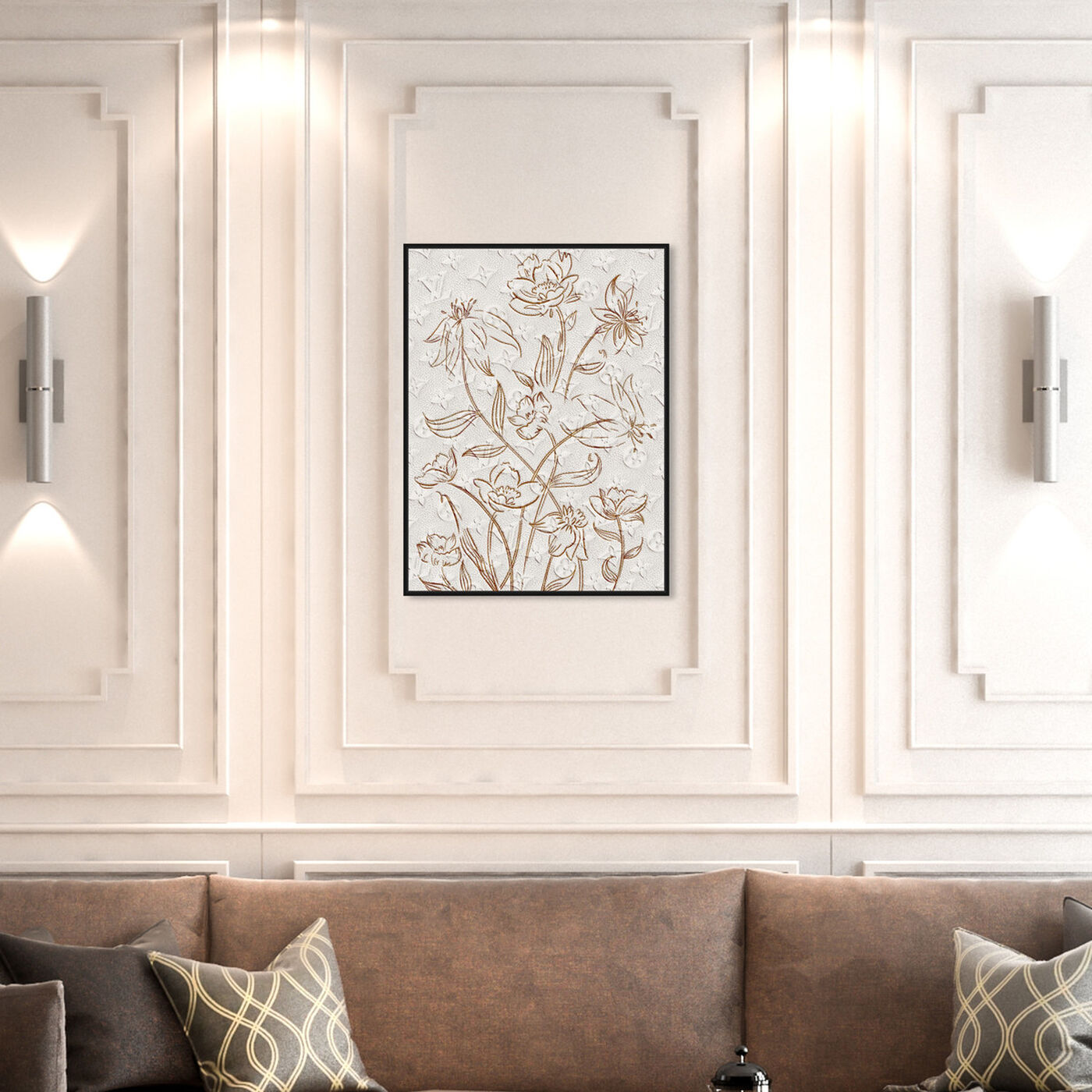Hanging view of Minimal Flora featuring floral and botanical and gardens art.