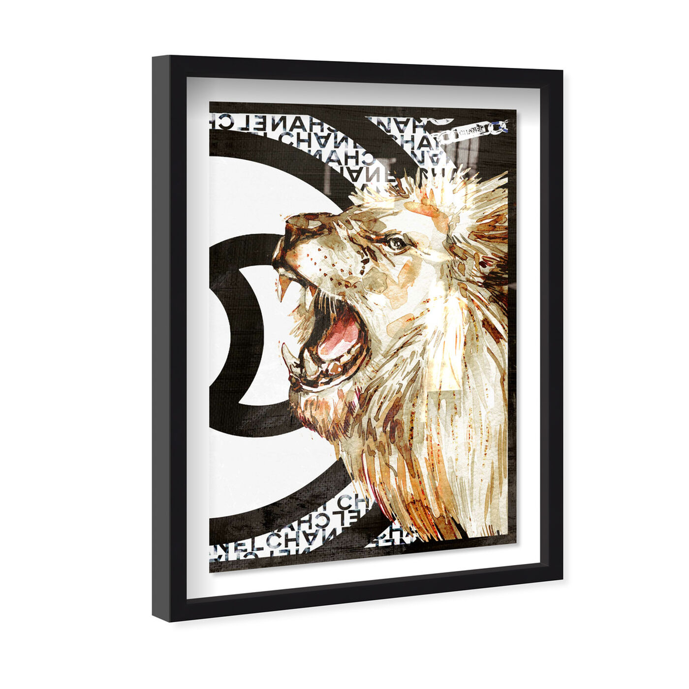 Angled view of Lion Effect Symbol II featuring fashion and glam and lifestyle art.