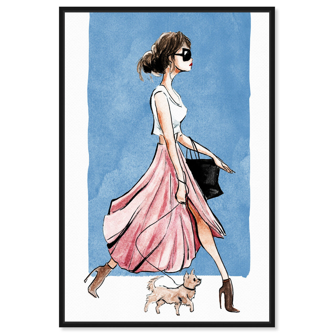 Front view of Dog Walk Couture featuring fashion and glam and outfits art.
