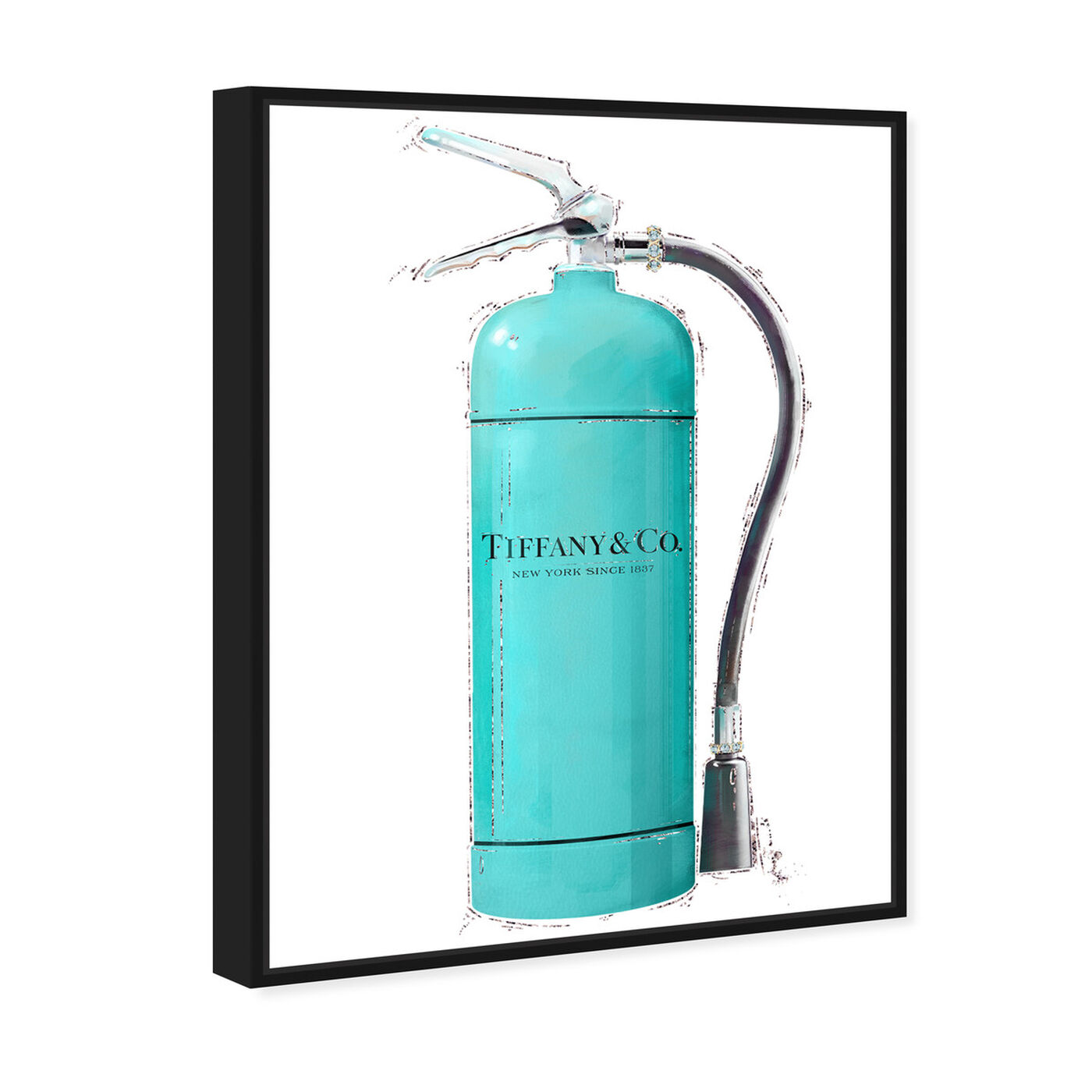 Angled view of Acqua Extinguisher featuring fashion and glam and lifestyle art.