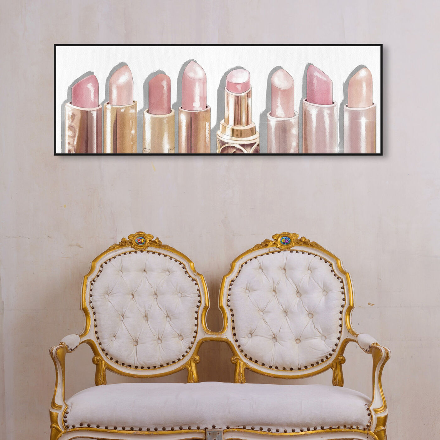 Hanging view of Lipstick Shades featuring fashion and glam and makeup art.