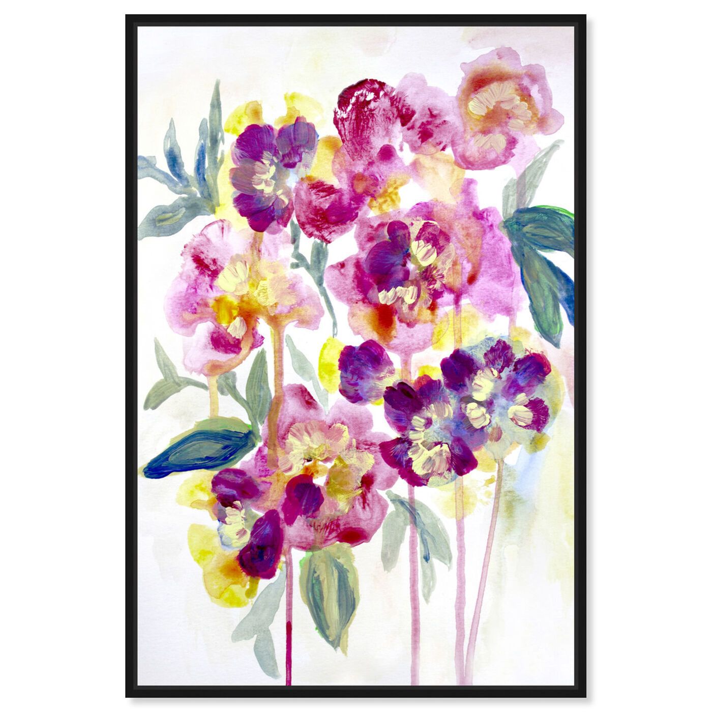 Front view of Floral Dawny featuring floral and botanical and florals art.