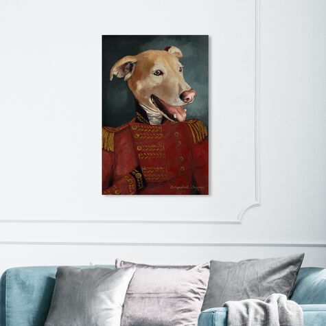 Dapper Sergeant - Custom Pet Portrait