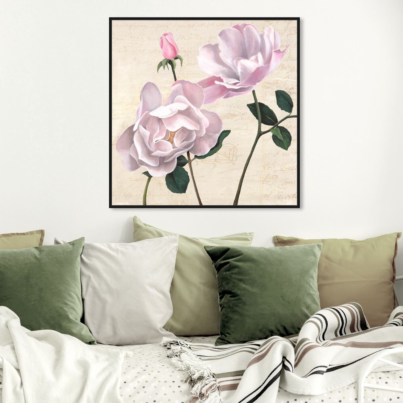 Hanging view of SAI - Flos Germen II featuring floral and botanical and florals art.
