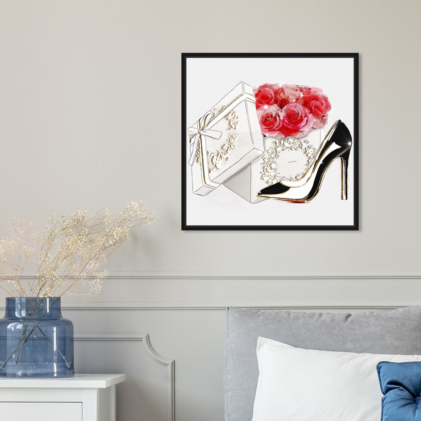 Hanging view of Gorgeous Gifts Noir featuring fashion and glam and shoes art.
