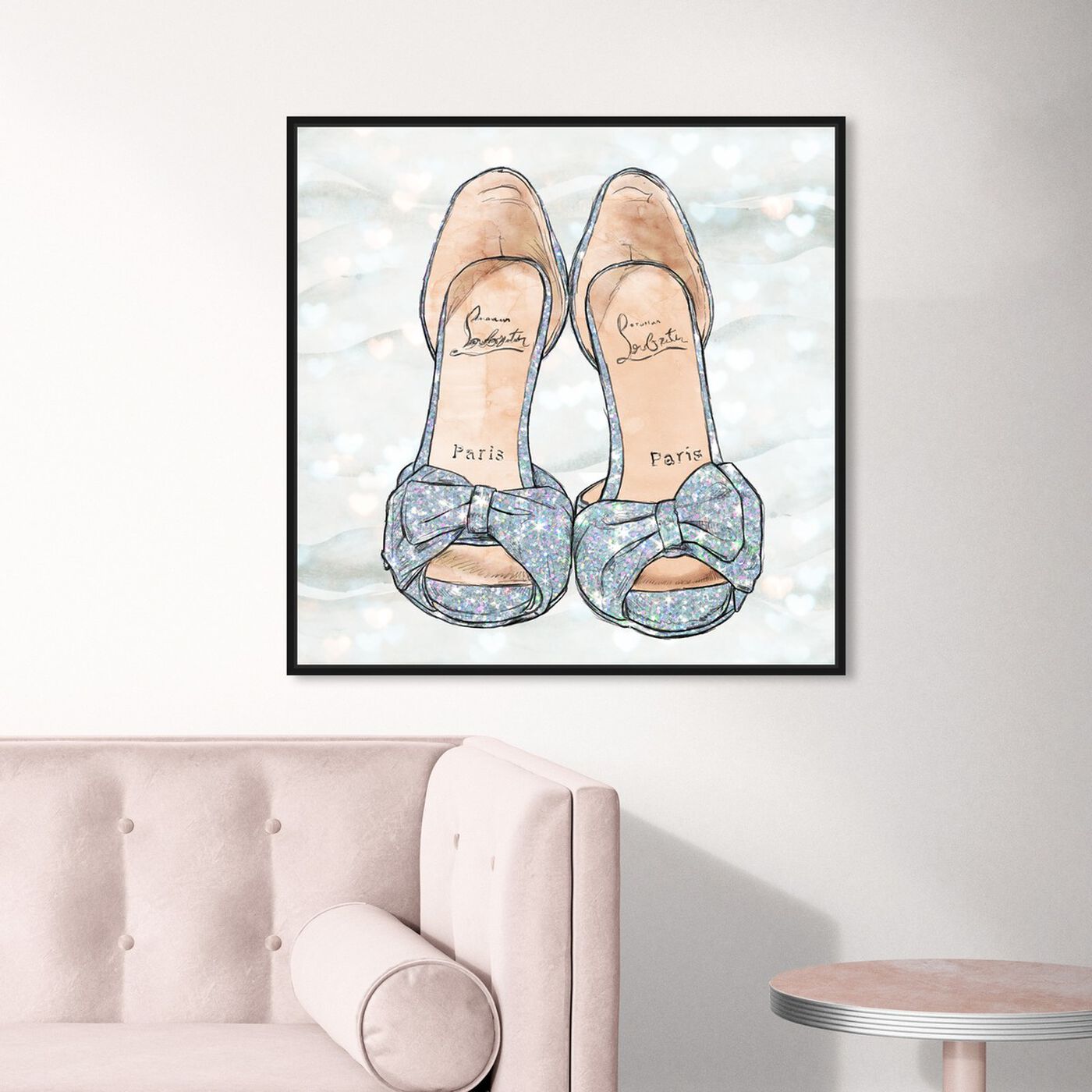 Hanging view of Cinderella's Favorite Pair featuring fashion and glam and shoes art.