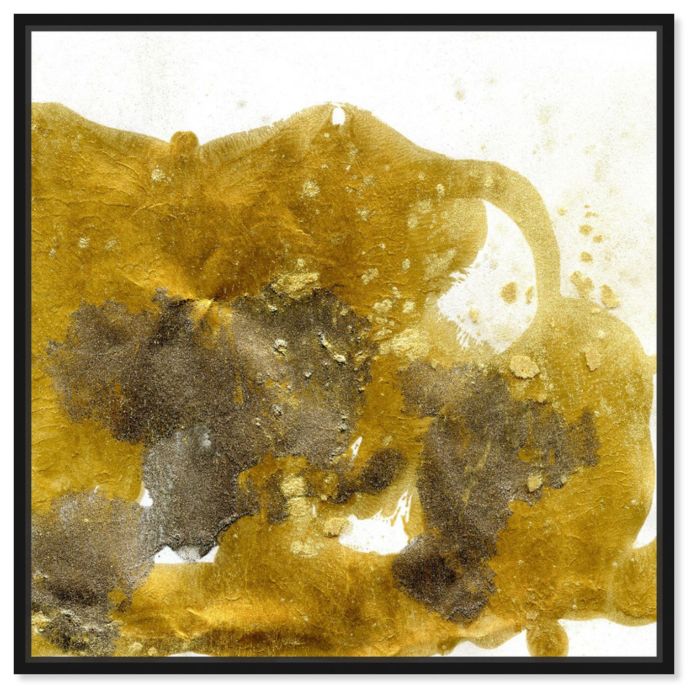 Front view of Gold Dust - Signature Collection featuring abstract and textures art.