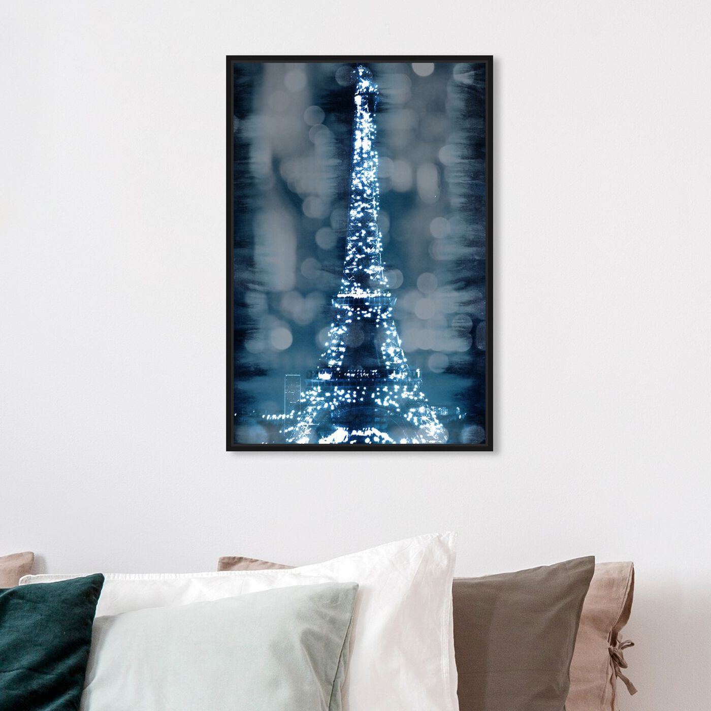 Hanging view of Paris In Your Eyes featuring cities and skylines and european cities art.