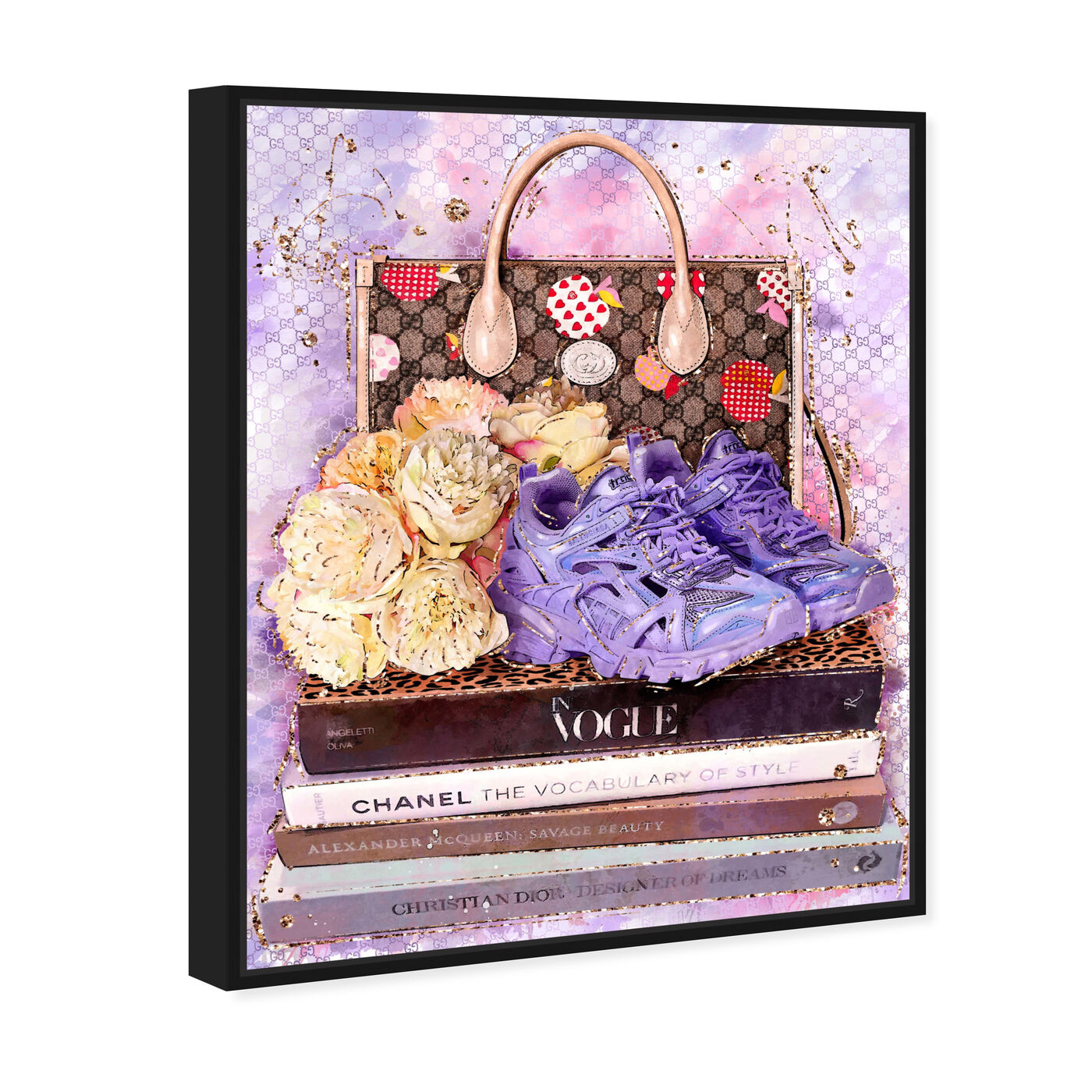 Angled view of Fashion Girl  Collection featuring fashion and glam and fashion lifestyle art.