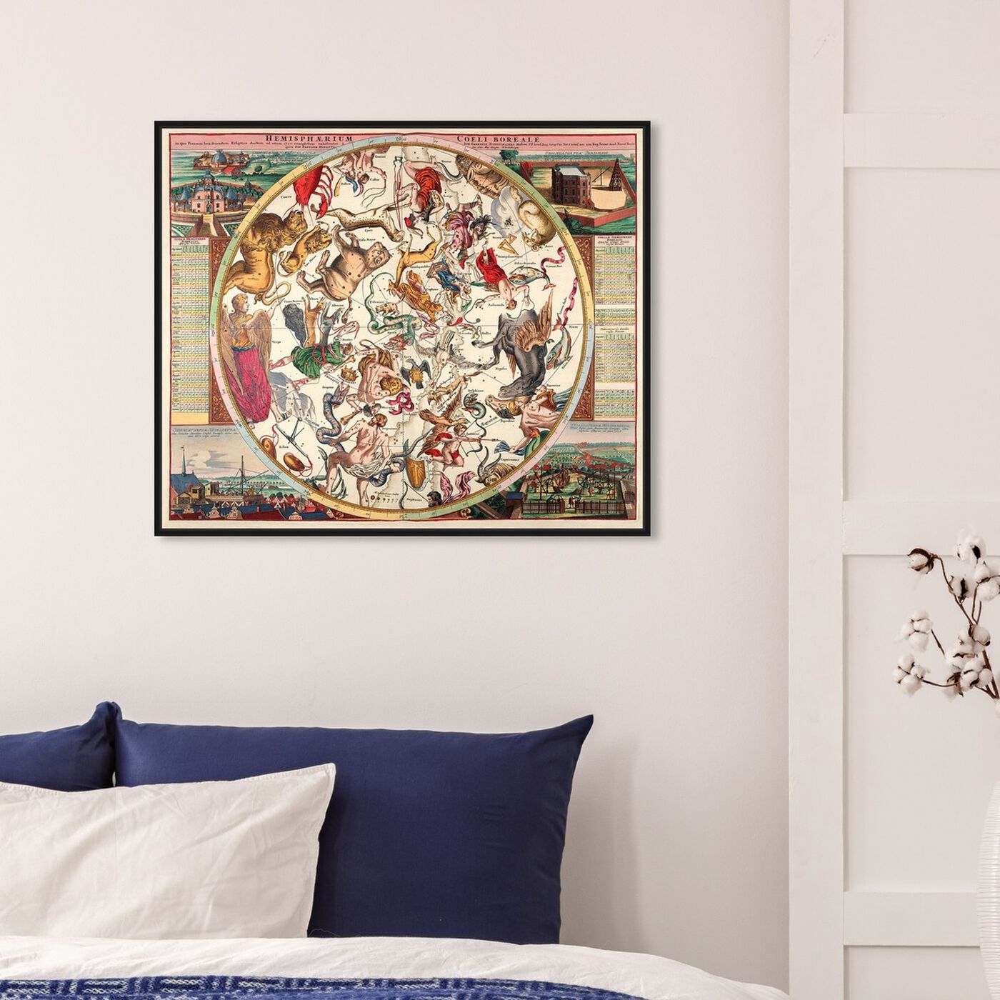 Hanging view of Horoscope Boreali featuring spiritual and religious and zodiac art.