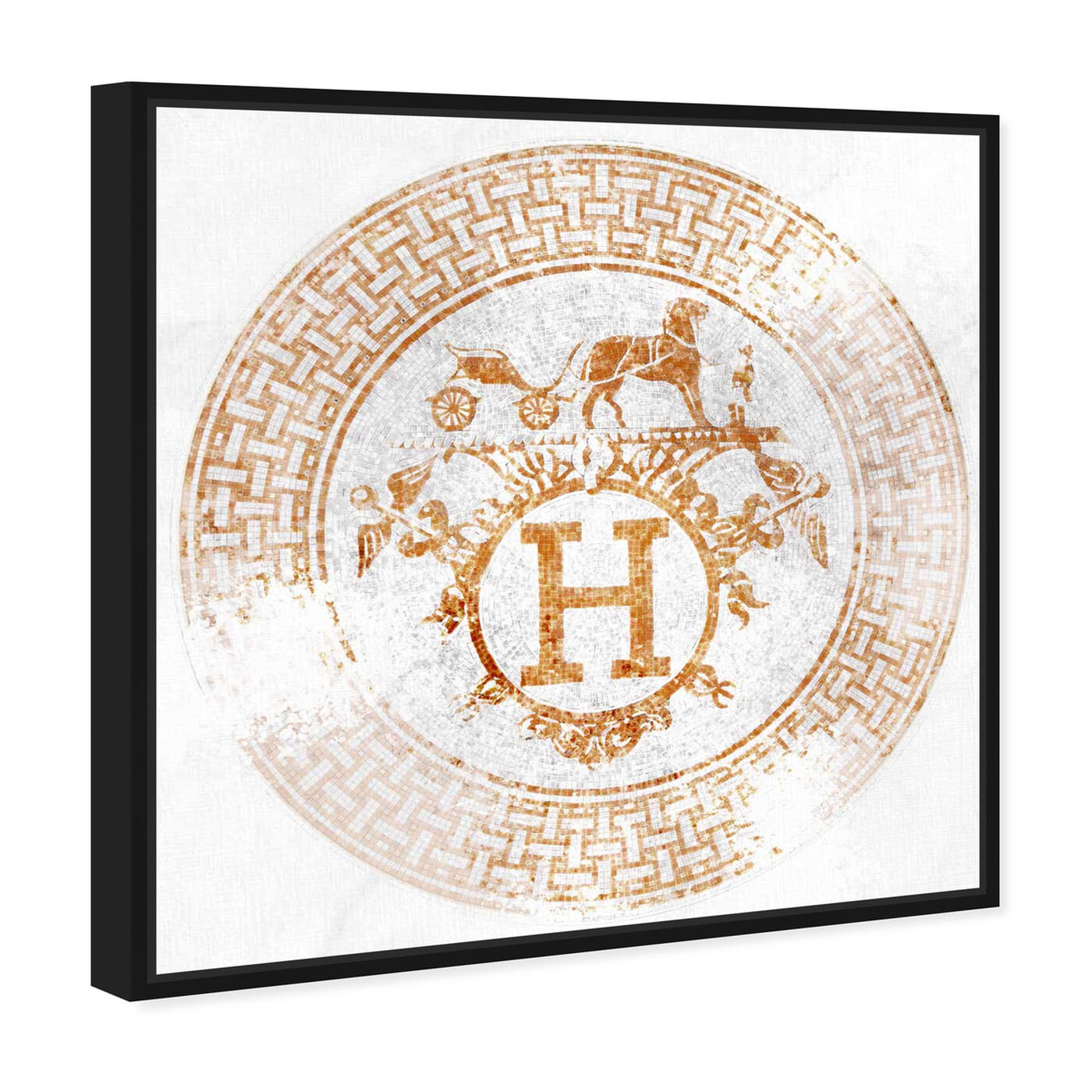 Angled view of H Art Orange featuring fashion and glam and lifestyle art.