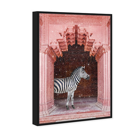 Zebras Apartment is Coral Pink: Diamond Dust™