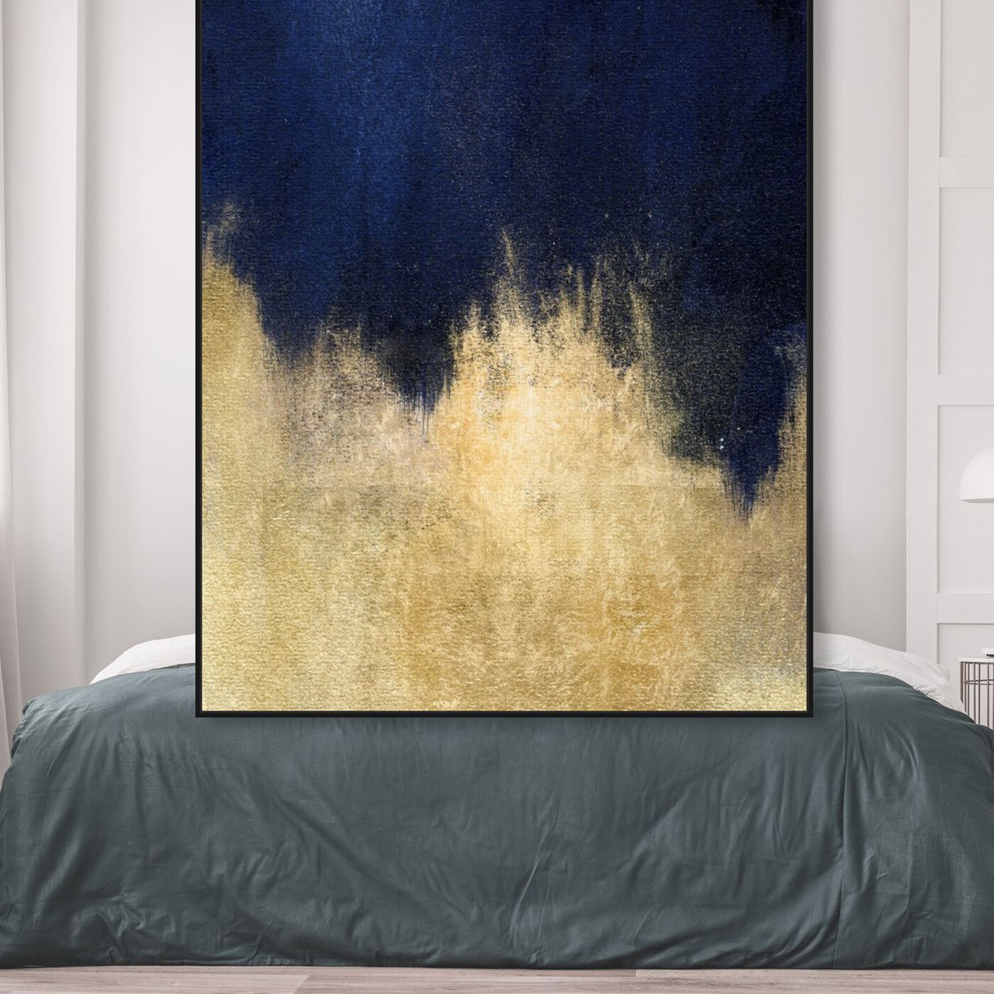 Hanging view of Stars at Midnight featuring abstract and paint art.