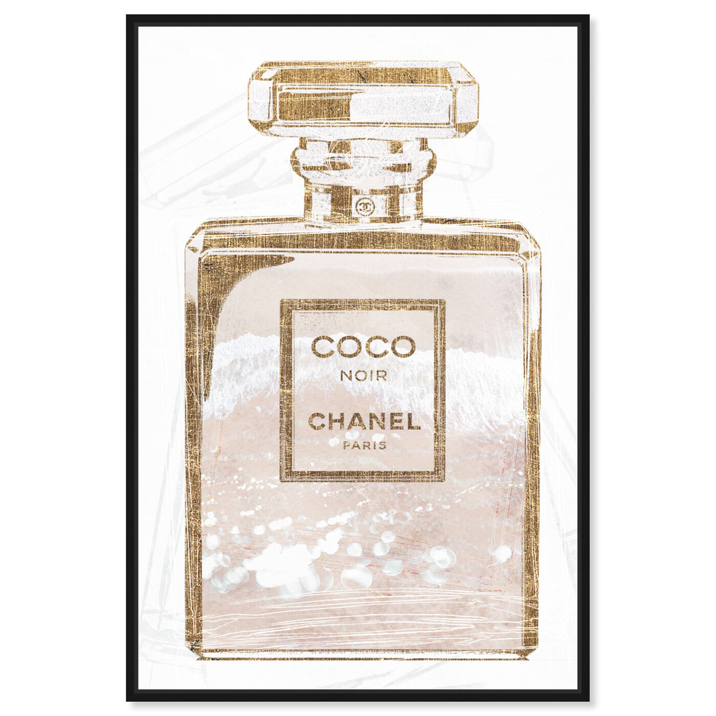 Front view of Coco Water Love Shell featuring fashion and glam and perfumes art.