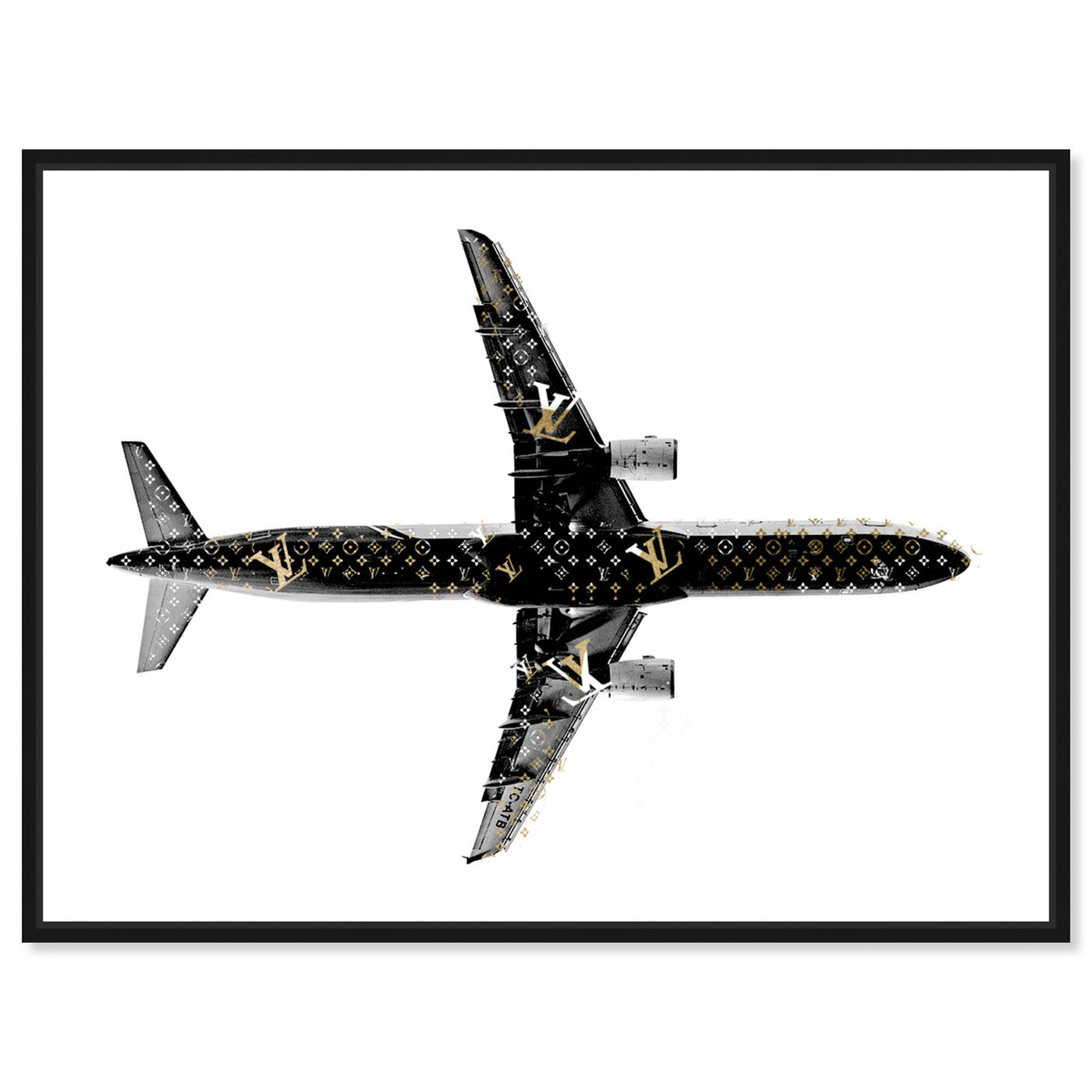 Front view of Trendsetter LV Airlines featuring fashion and glam and lifestyle art.