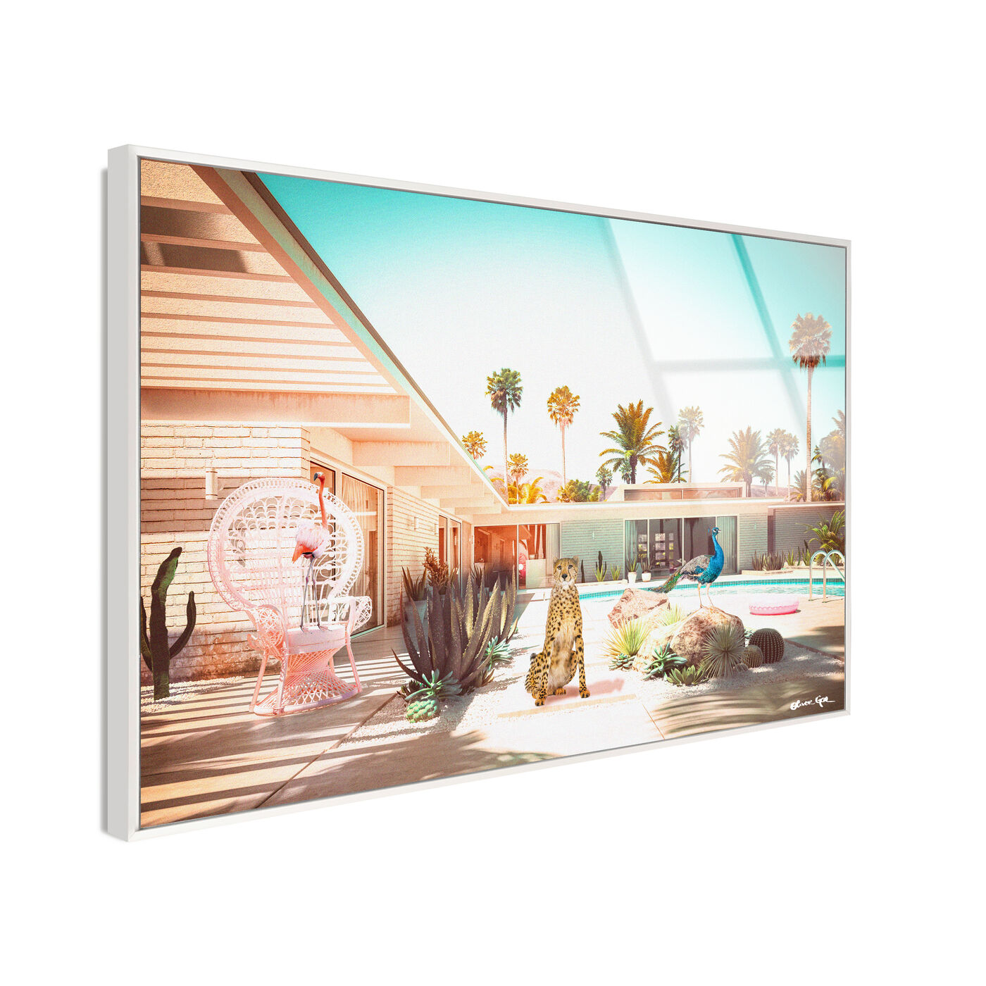 Palm Springs Crew - Framed Acrylic Art