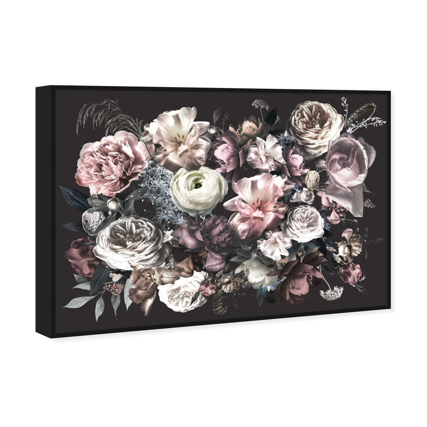 Angled view of Elizabeth Grace Flowers featuring floral and botanical and florals art.
