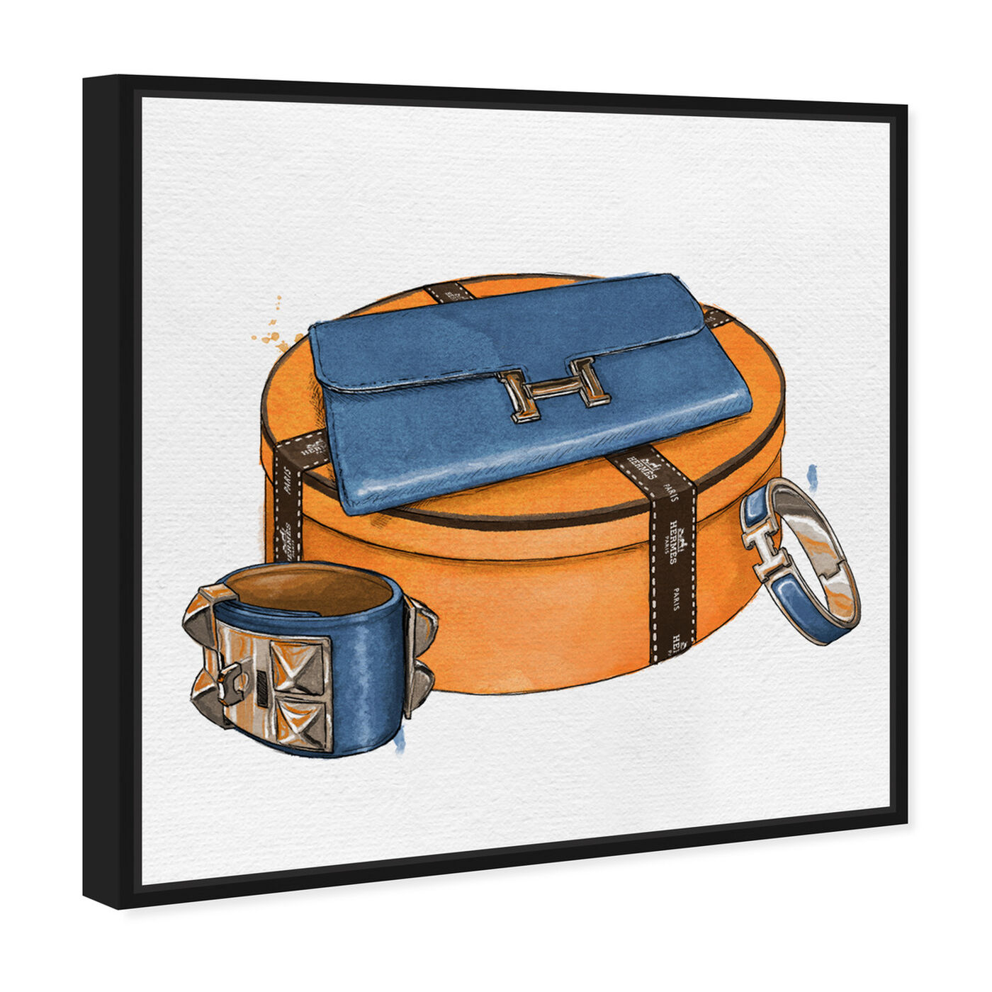 Angled view of My Bag Collection V featuring fashion and glam and handbags art.