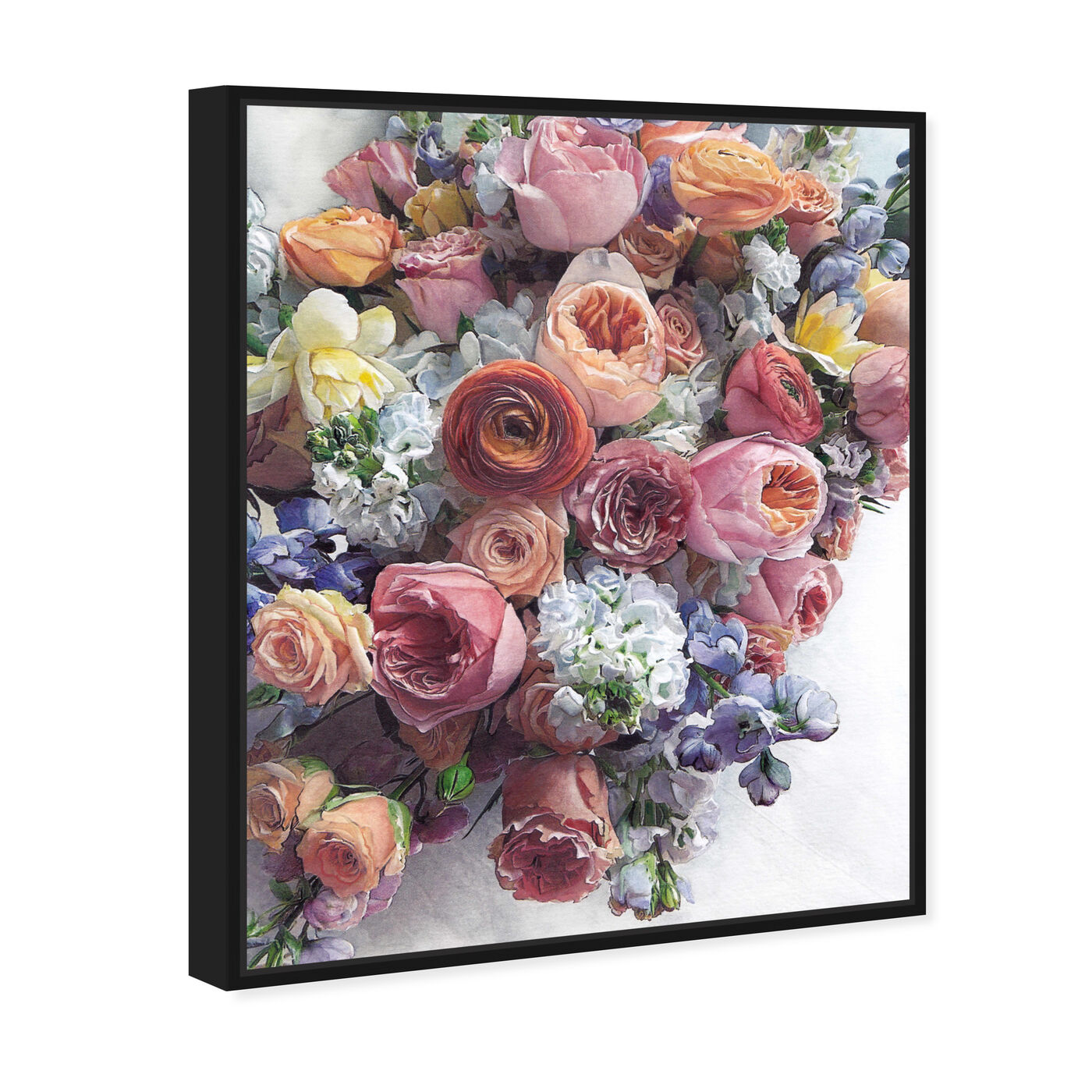 Angled view of Summer Feelings featuring floral and botanical and florals art.