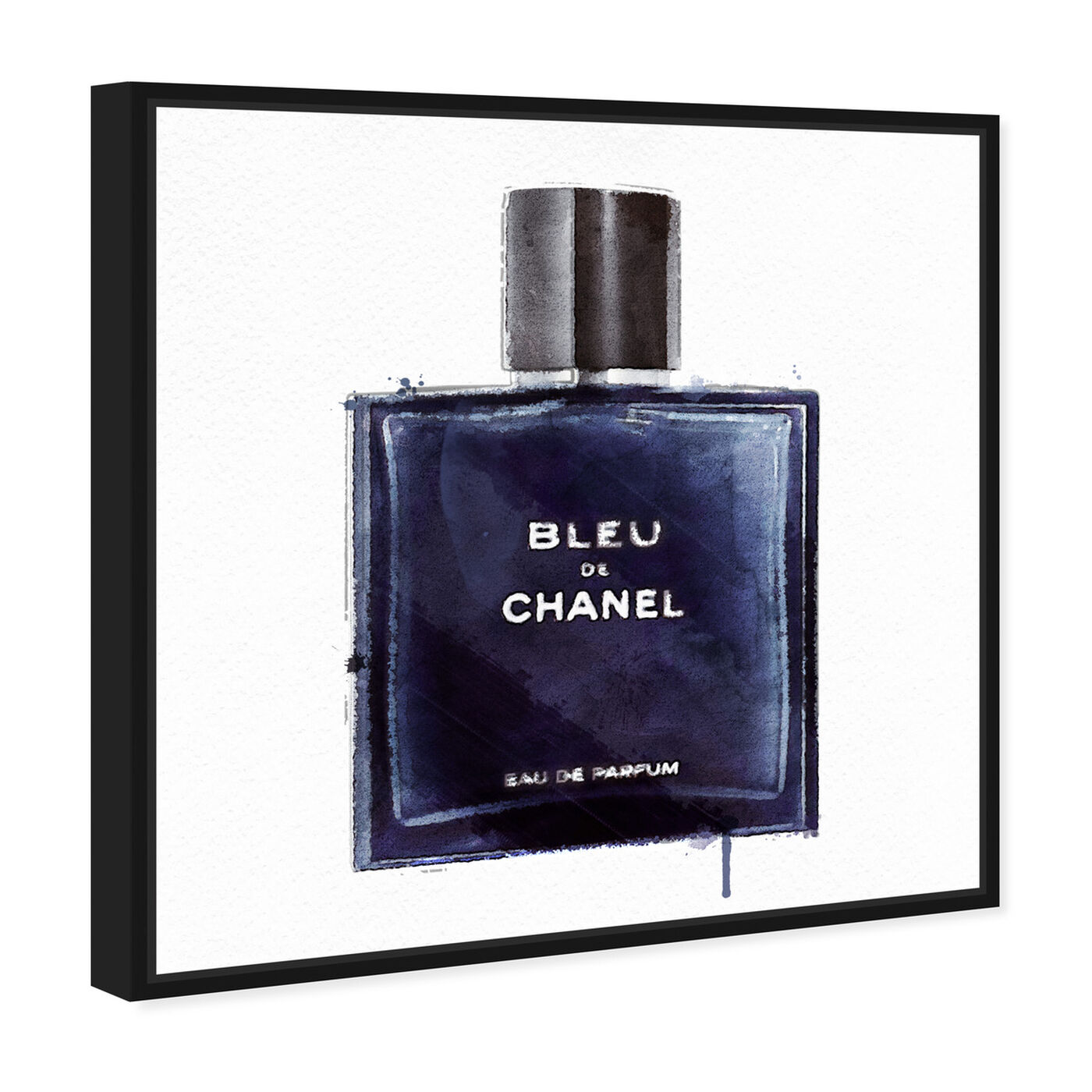 Men Perfume Monsieur Bleu | Fashion and Glam Wall Art by The Oliver Gal