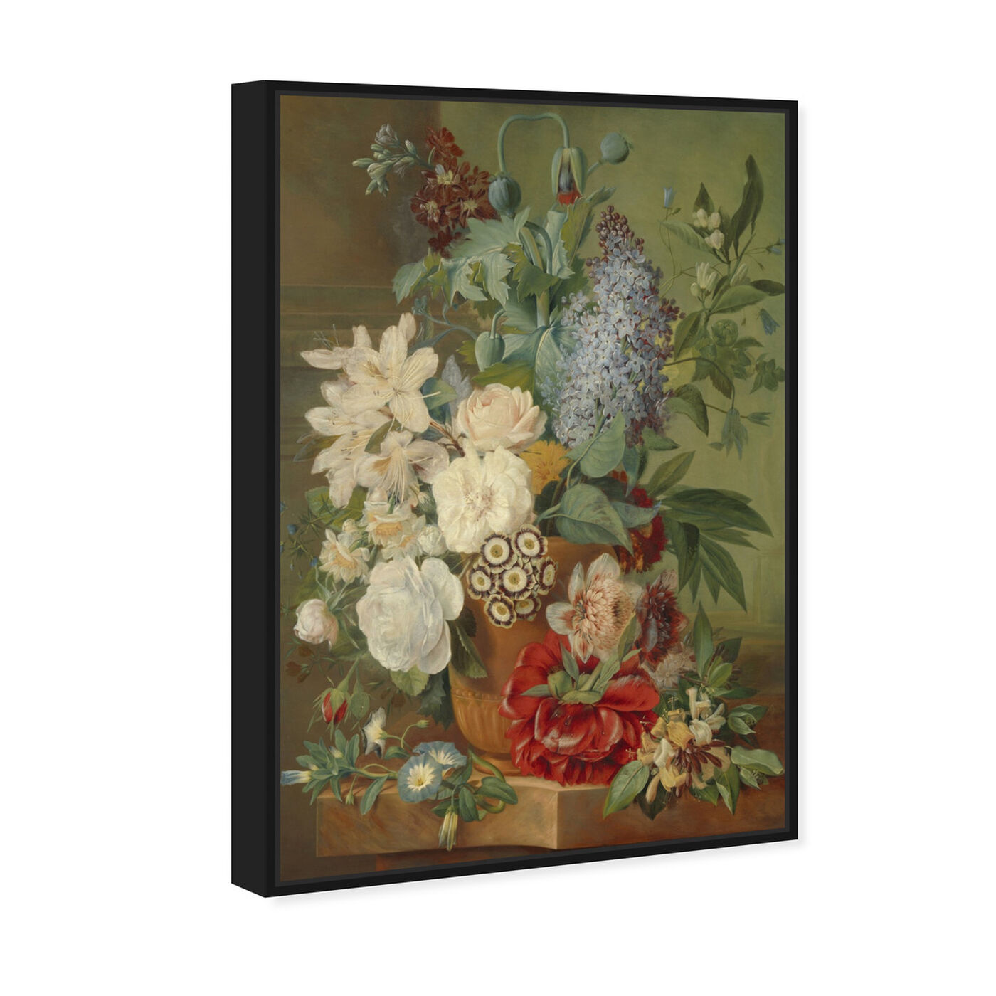 Angled view of Flower Arrangement VIII - The Art Cabinet featuring classic and figurative and french décor art.