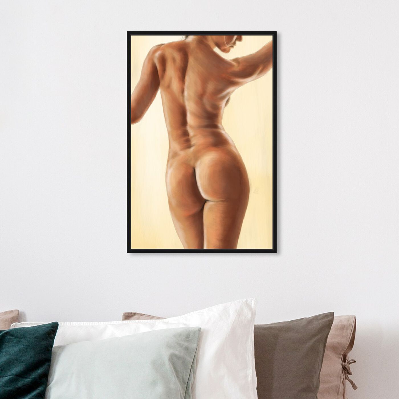 Hanging view of Sun Kissed featuring people and portraits and nudes art.