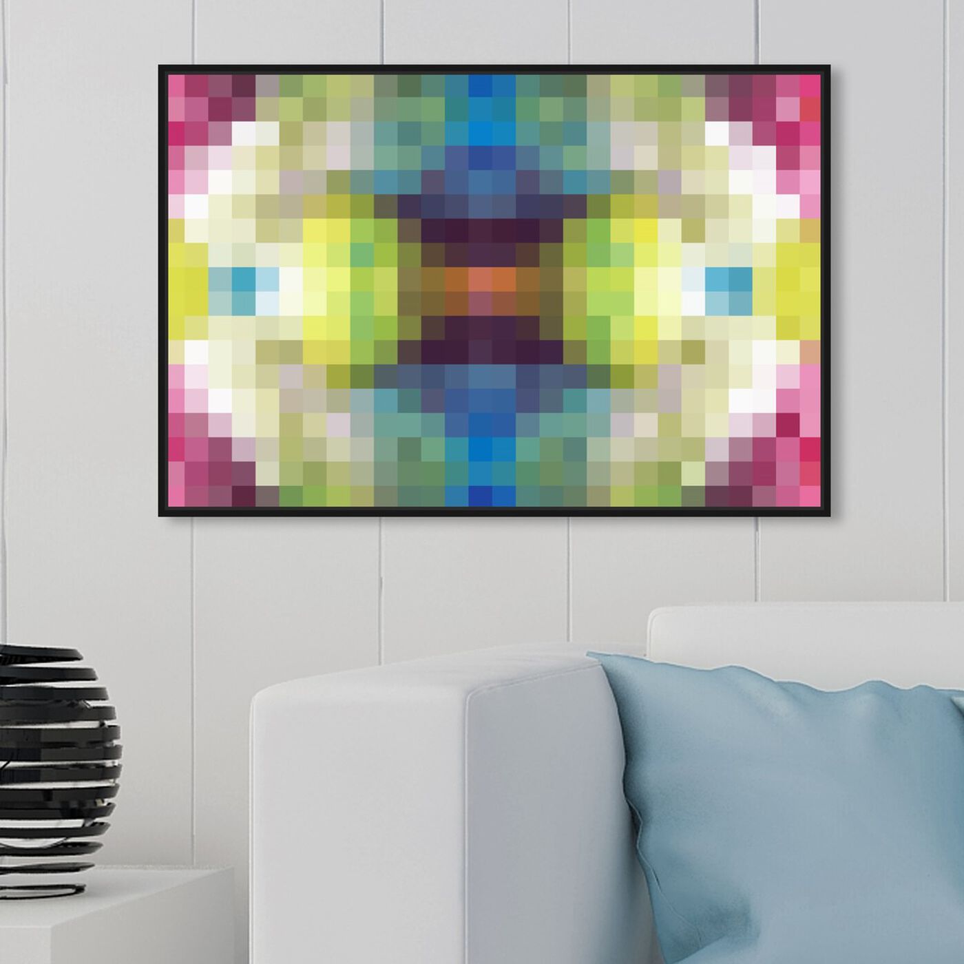 Hanging view of Candy Store Pixel featuring abstract and textures art.