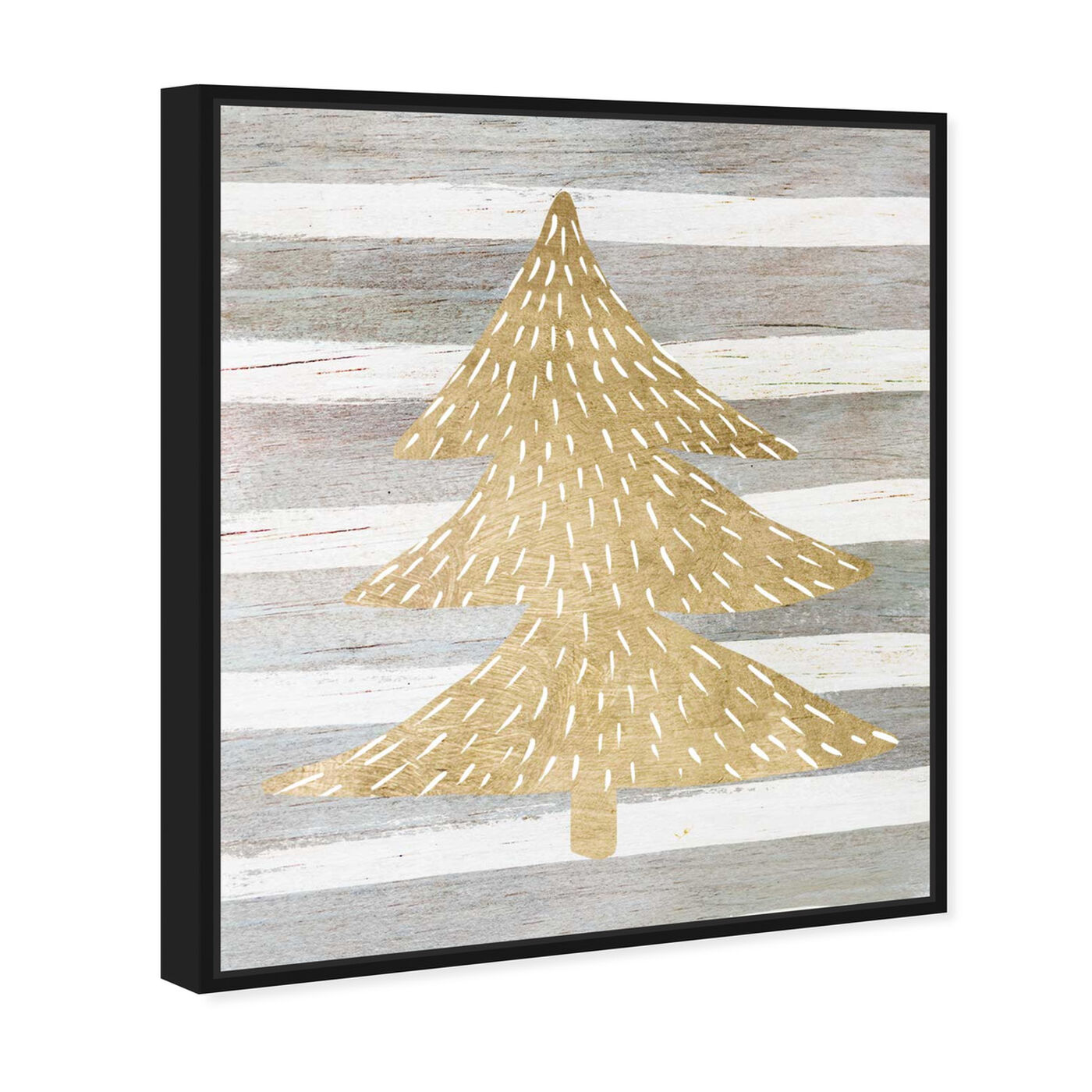 Angled view of Gold Tree featuring holiday and seasonal and holidays art.