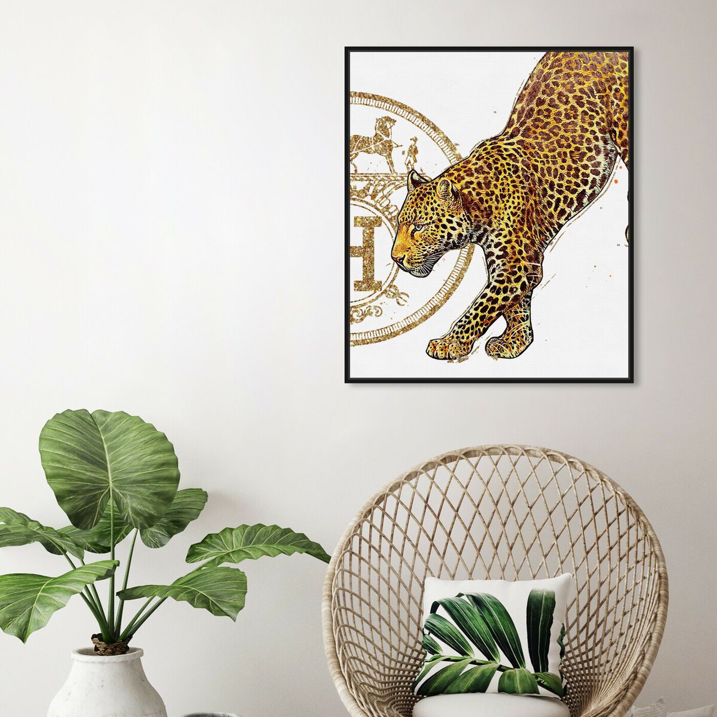 Hanging view of Jaguar Class II featuring fashion and glam and lifestyle art.