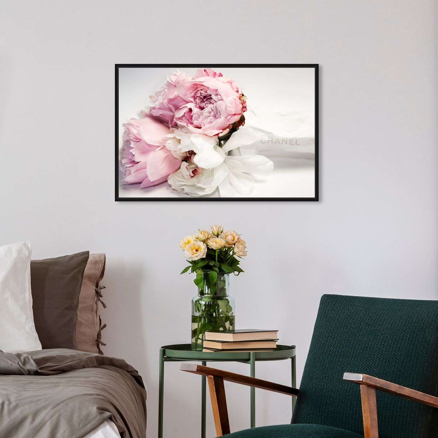 Hanging view of Peonies and Magnolia Love featuring fashion and glam and lifestyle art.