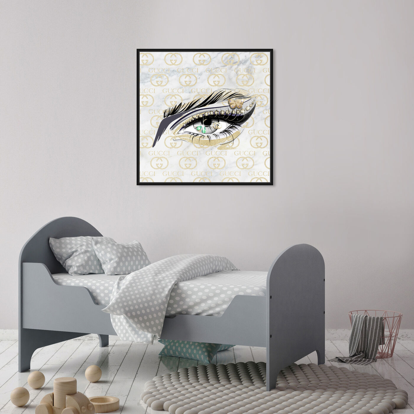 Hanging view of Couture Eye II featuring fashion and glam and makeup art.