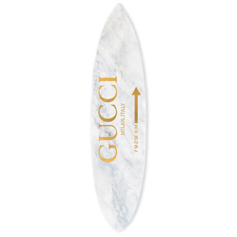Italian Surfboard Marble Gold