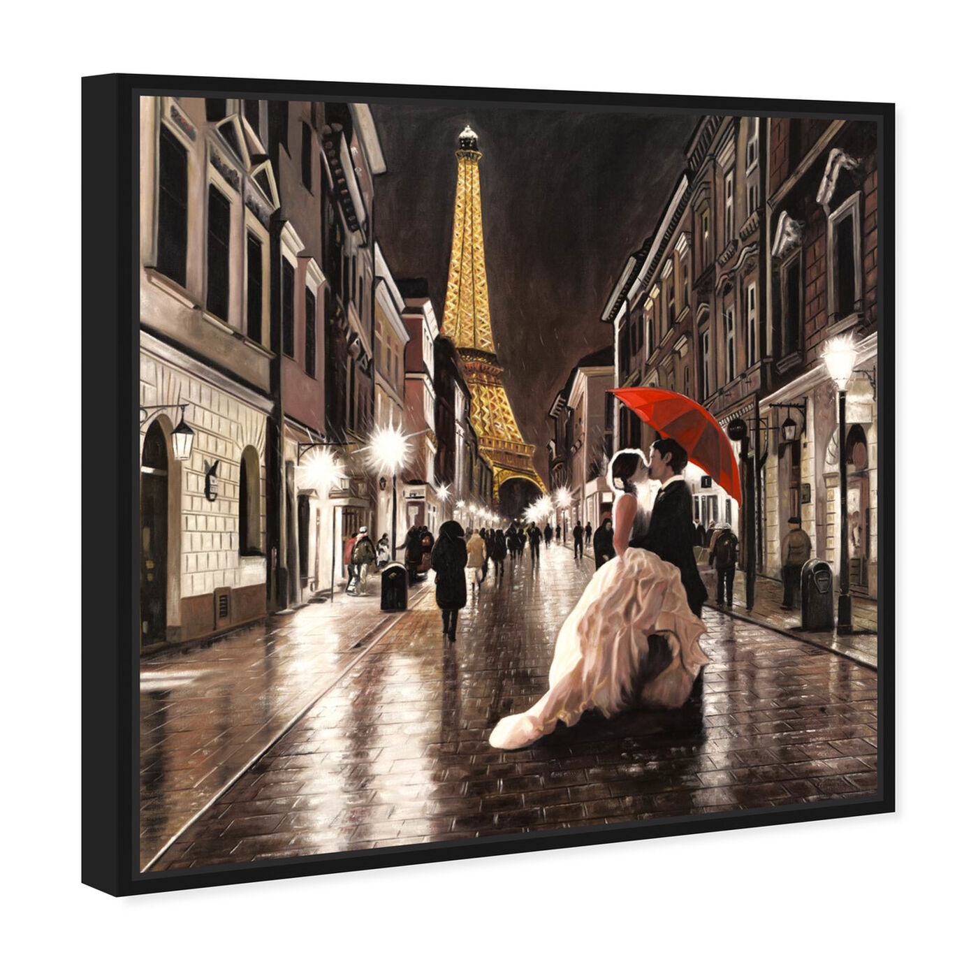 Angled view of Sai - Passion Rue 1BN2574 featuring cities and skylines and european cities art.