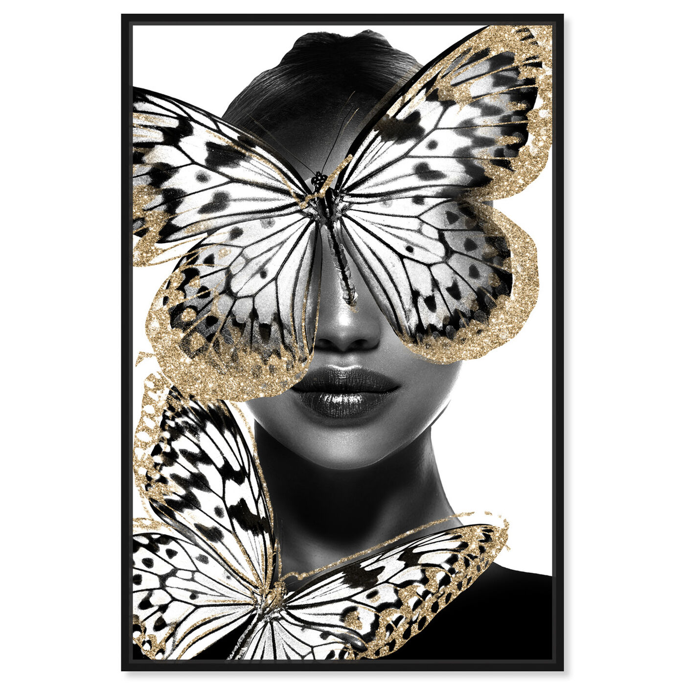 Front view of Royalty of Wings featuring fashion and glam and portraits art.