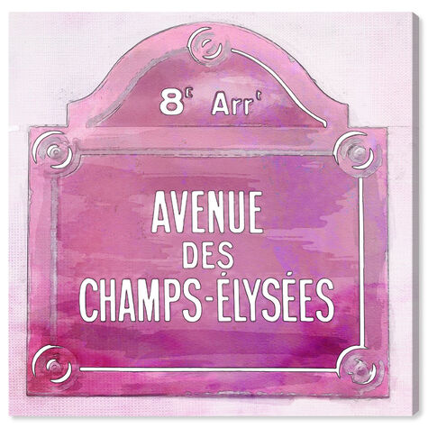 Avenue Des Champs Elysees Pink