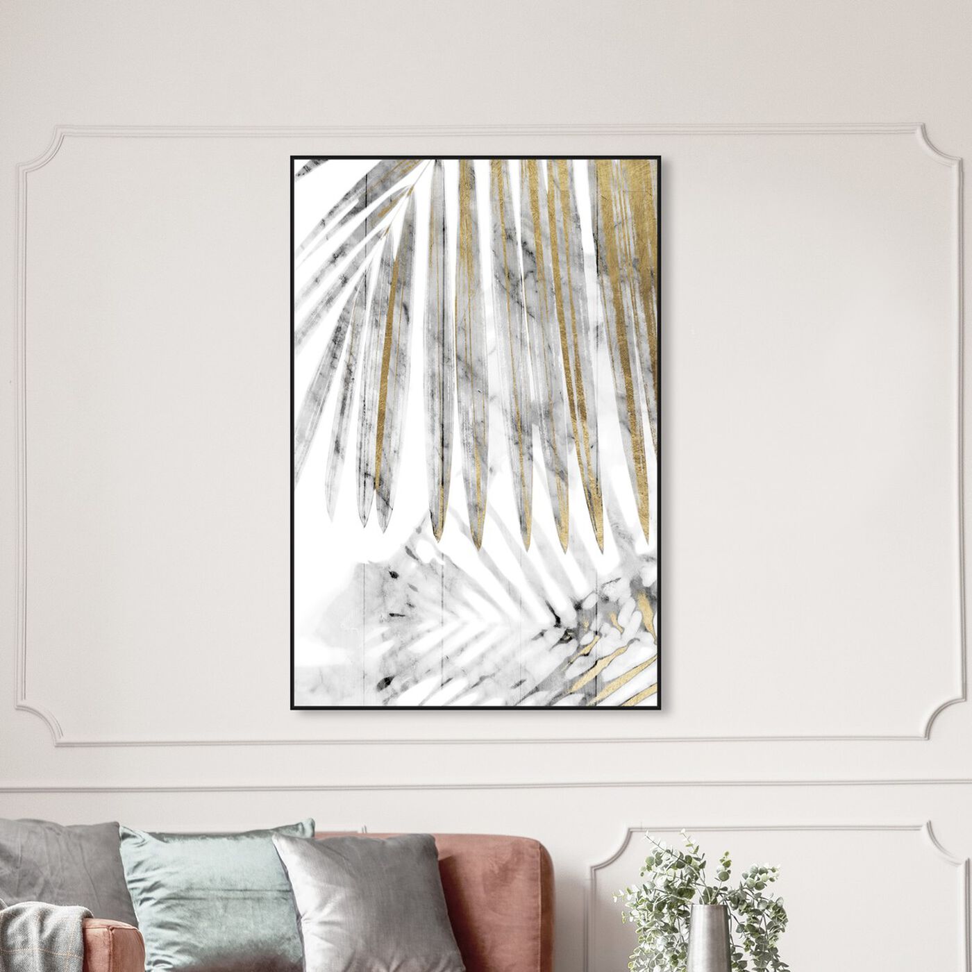 Hanging view of Golden Afternoon View featuring floral and botanical and botanicals art.