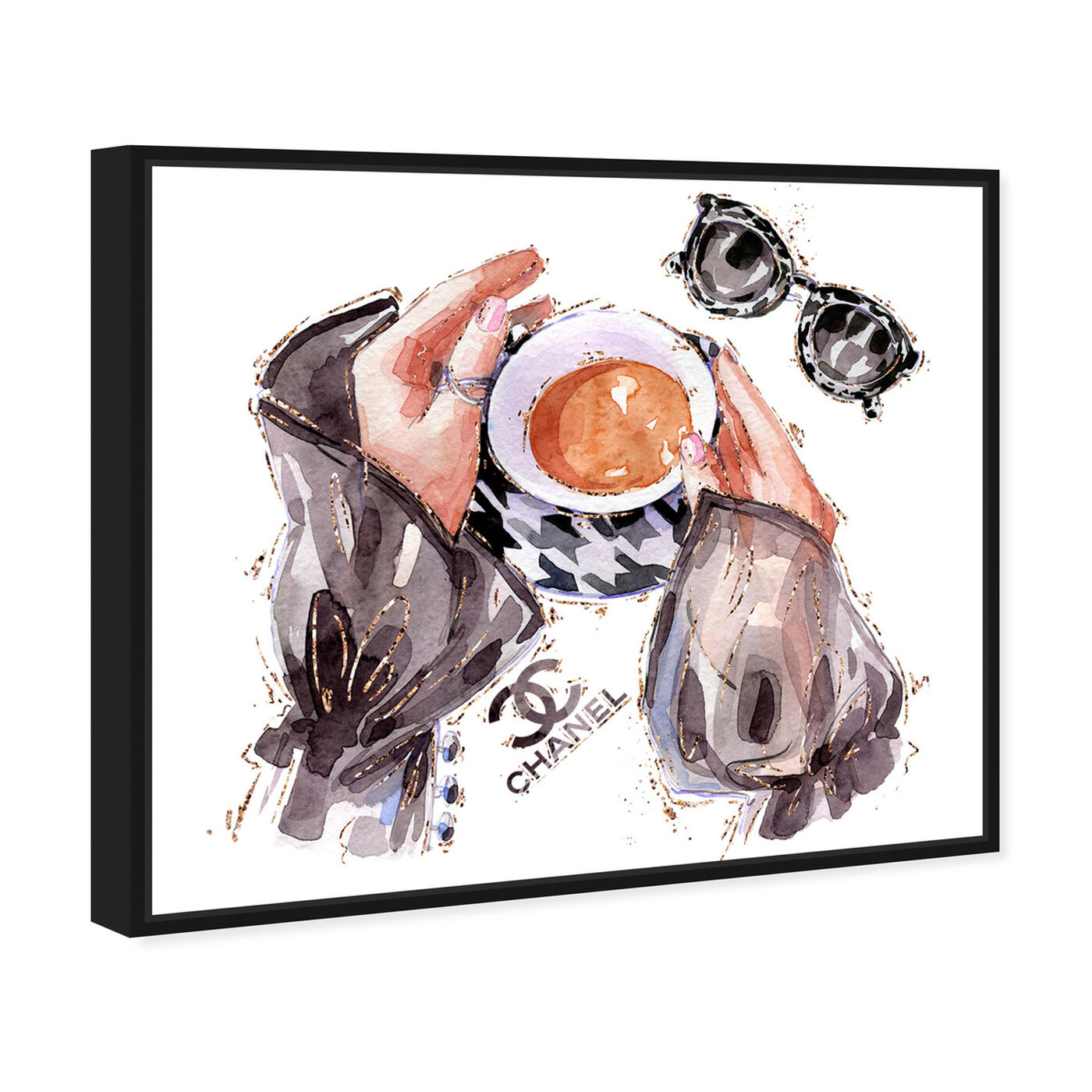 Angled view of Silky Fashion and Coffee featuring fashion and glam and lifestyle art.