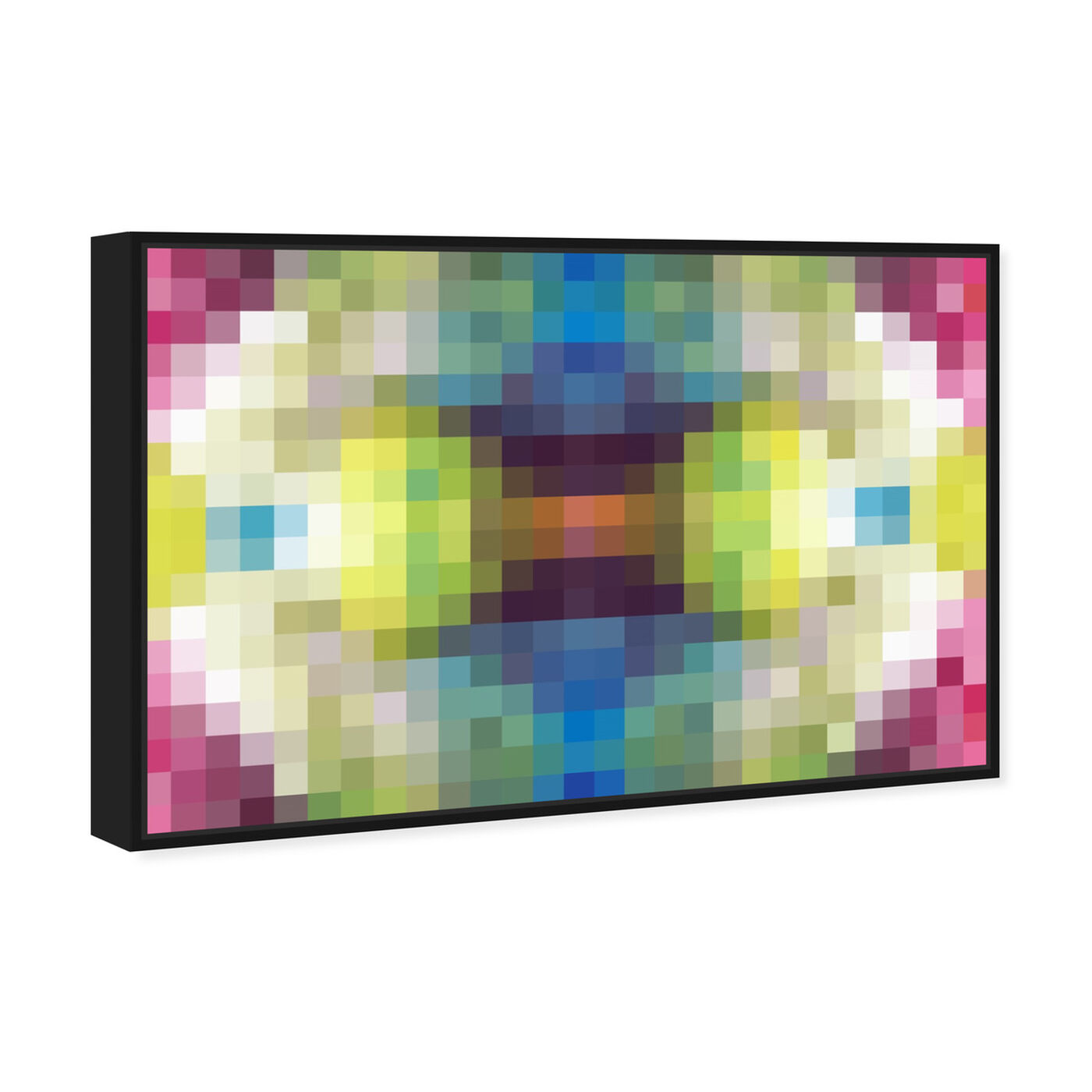 Angled view of Candy Store Pixel featuring abstract and textures art.
