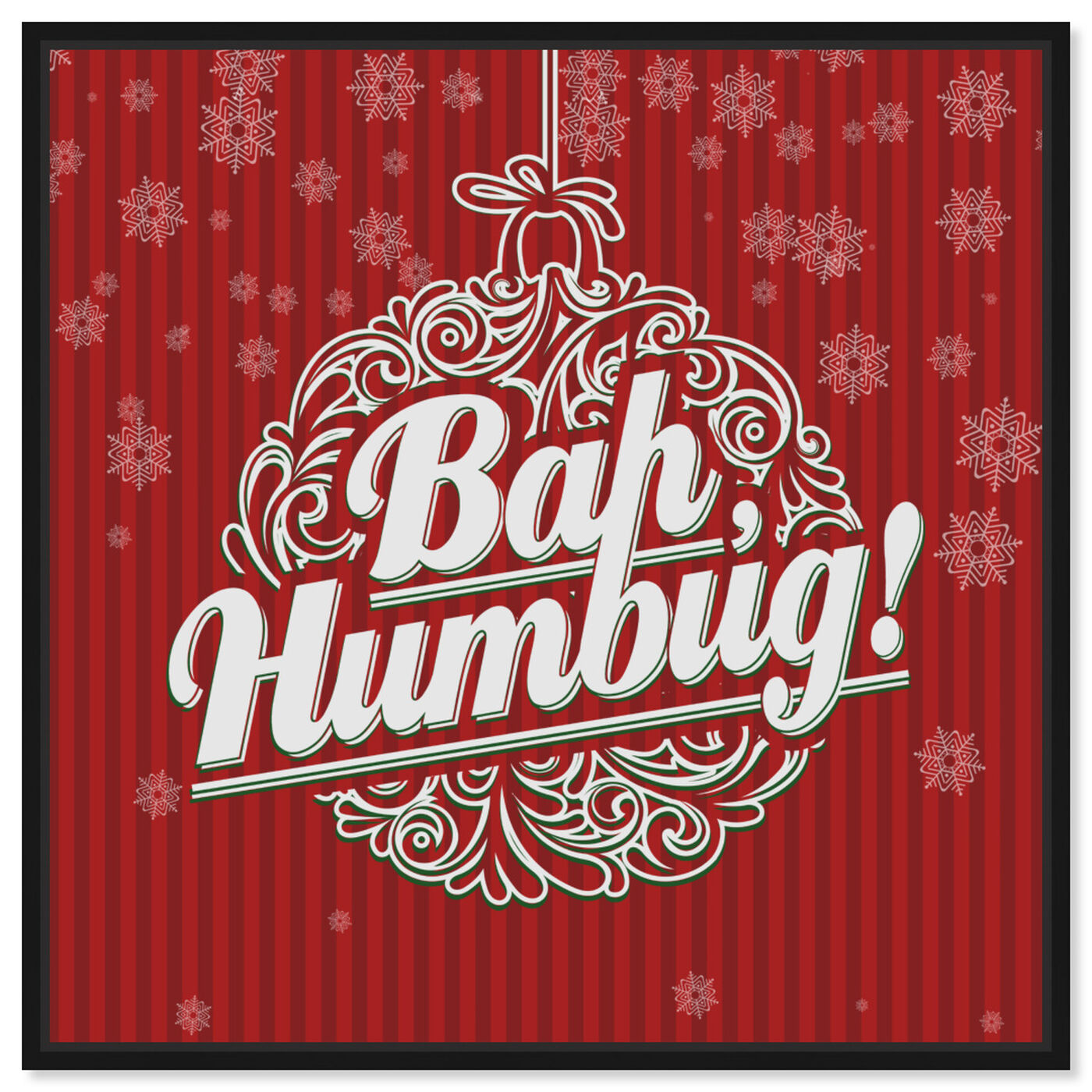 Front view of Bah Humbug featuring holiday and seasonal and holidays art.