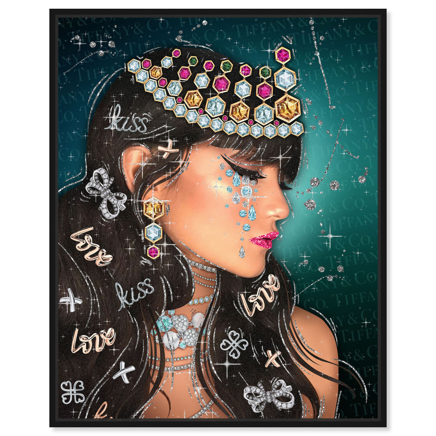 Front view of Lovely Jasmine featuring fashion and glam and portraits art.