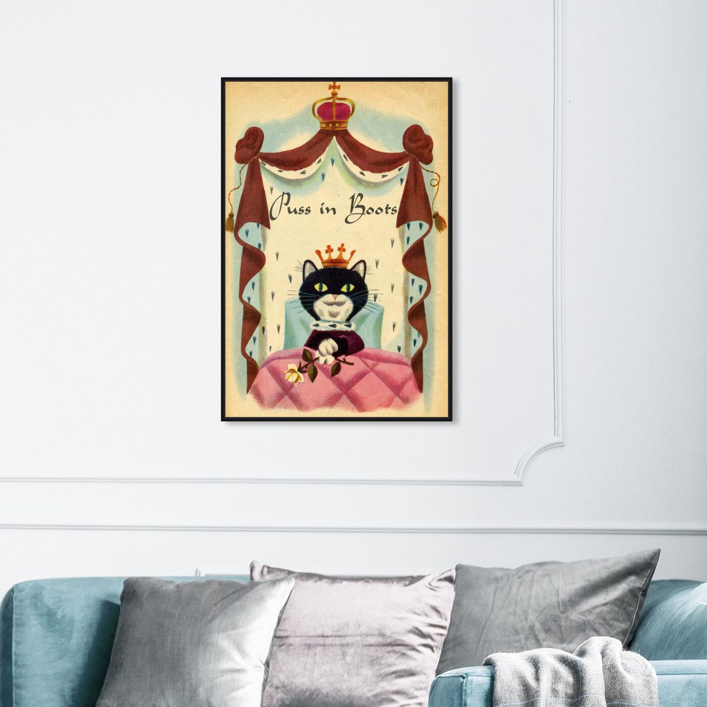 Hanging view of Kitty is a Marquis featuring animals and cats and kitties art.