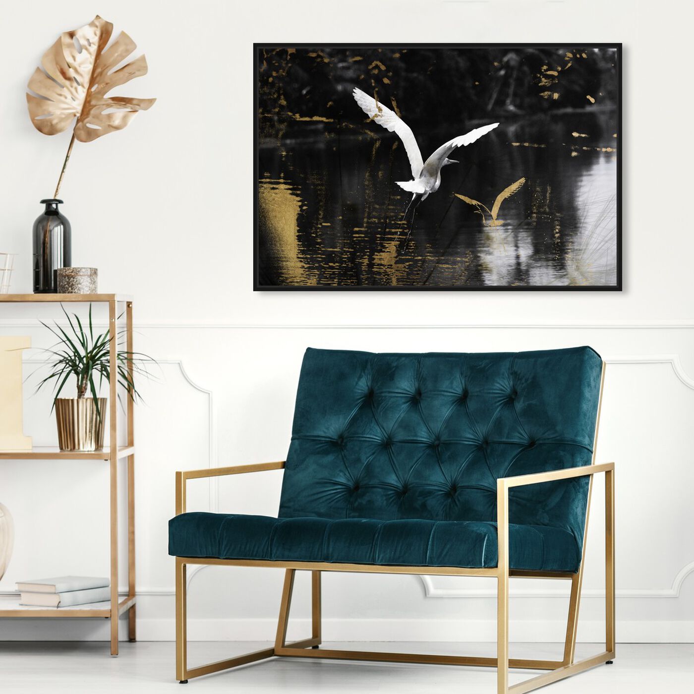 Hanging view of Nature in Glam featuring animals and birds art.
