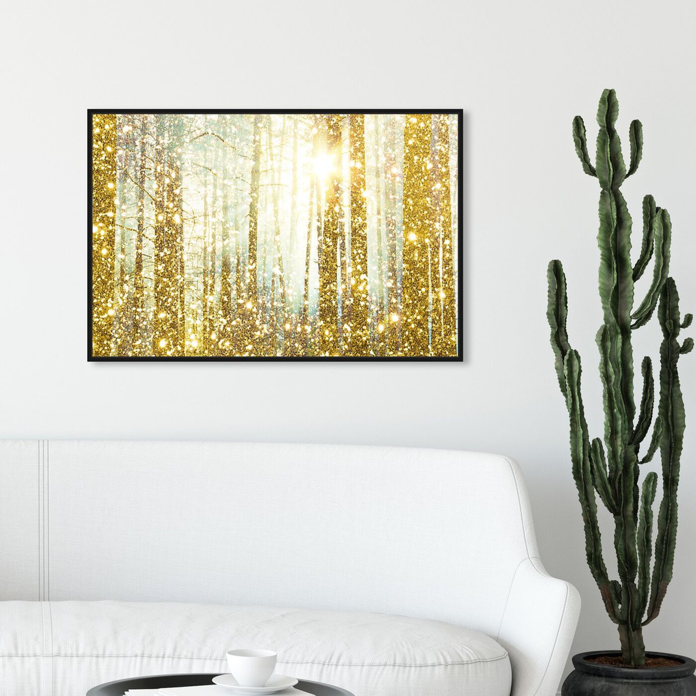 Hanging view of Magical Forest  featuring nature and landscape and forest landscapes art.