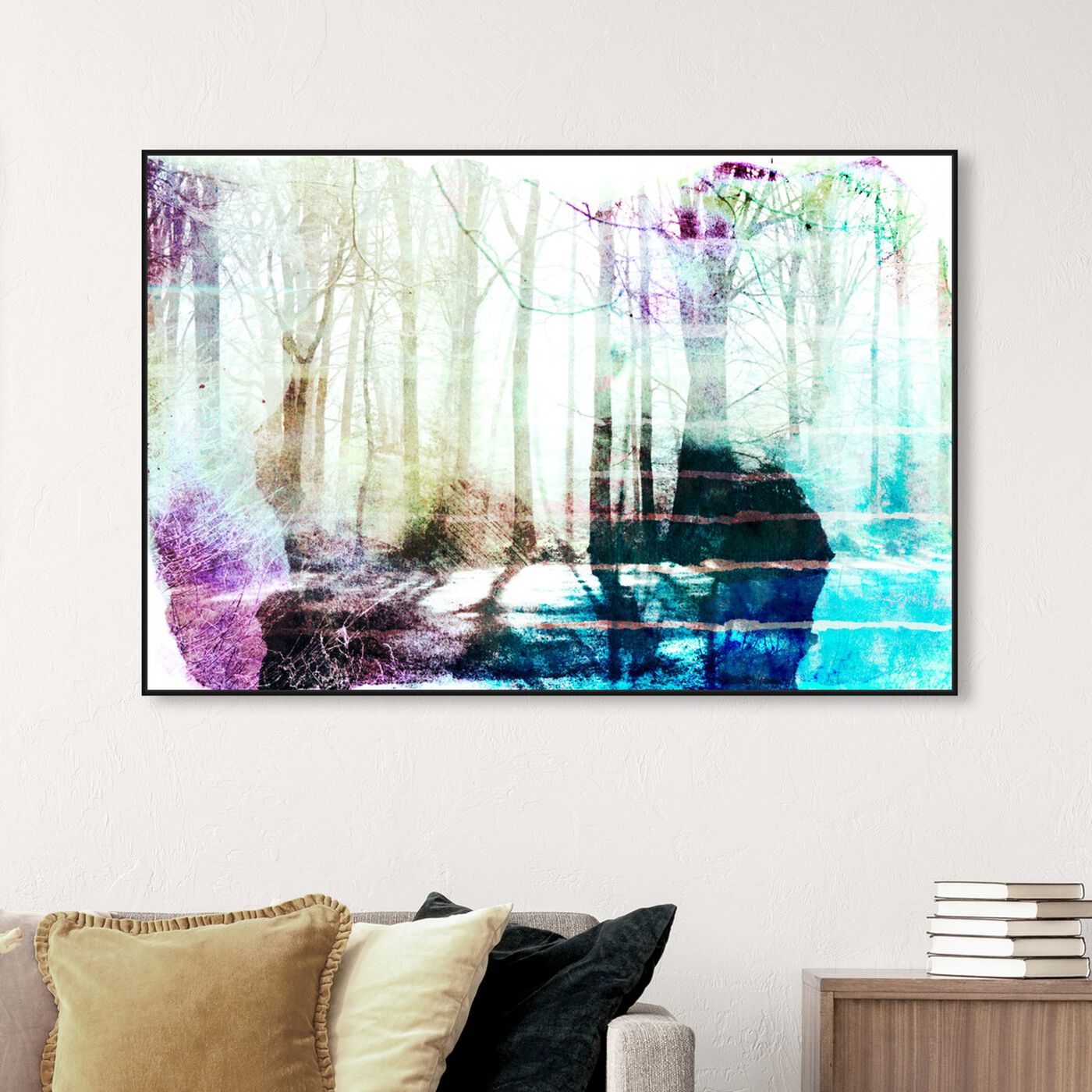 Hanging view of Musk Forest featuring nature and landscape and forest landscapes art.
