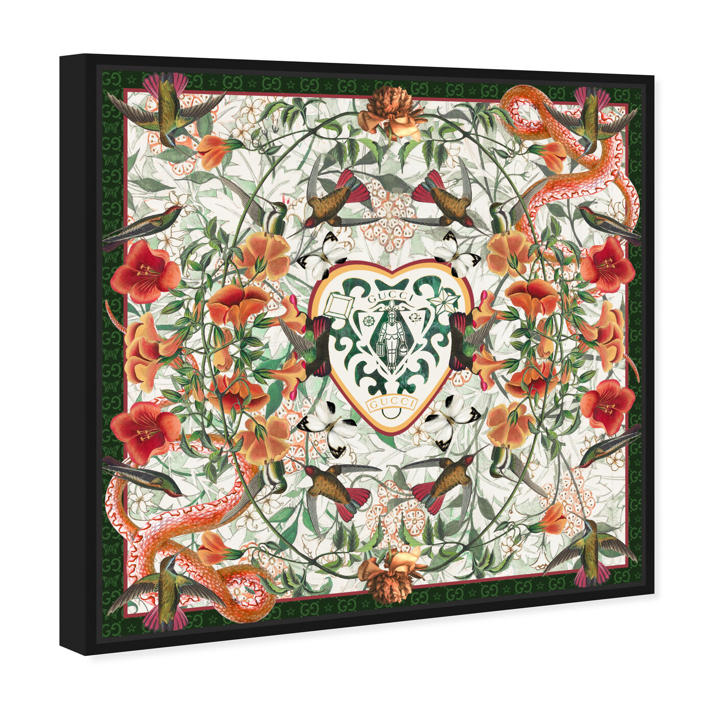 Angled view of Giardino a Roma featuring floral and botanical and florals art.