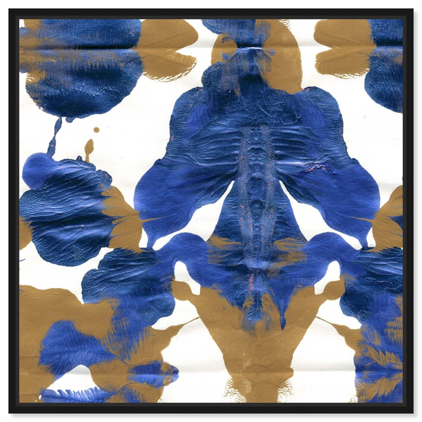 Front view of Woman's Blues I featuring abstract and paint art.
