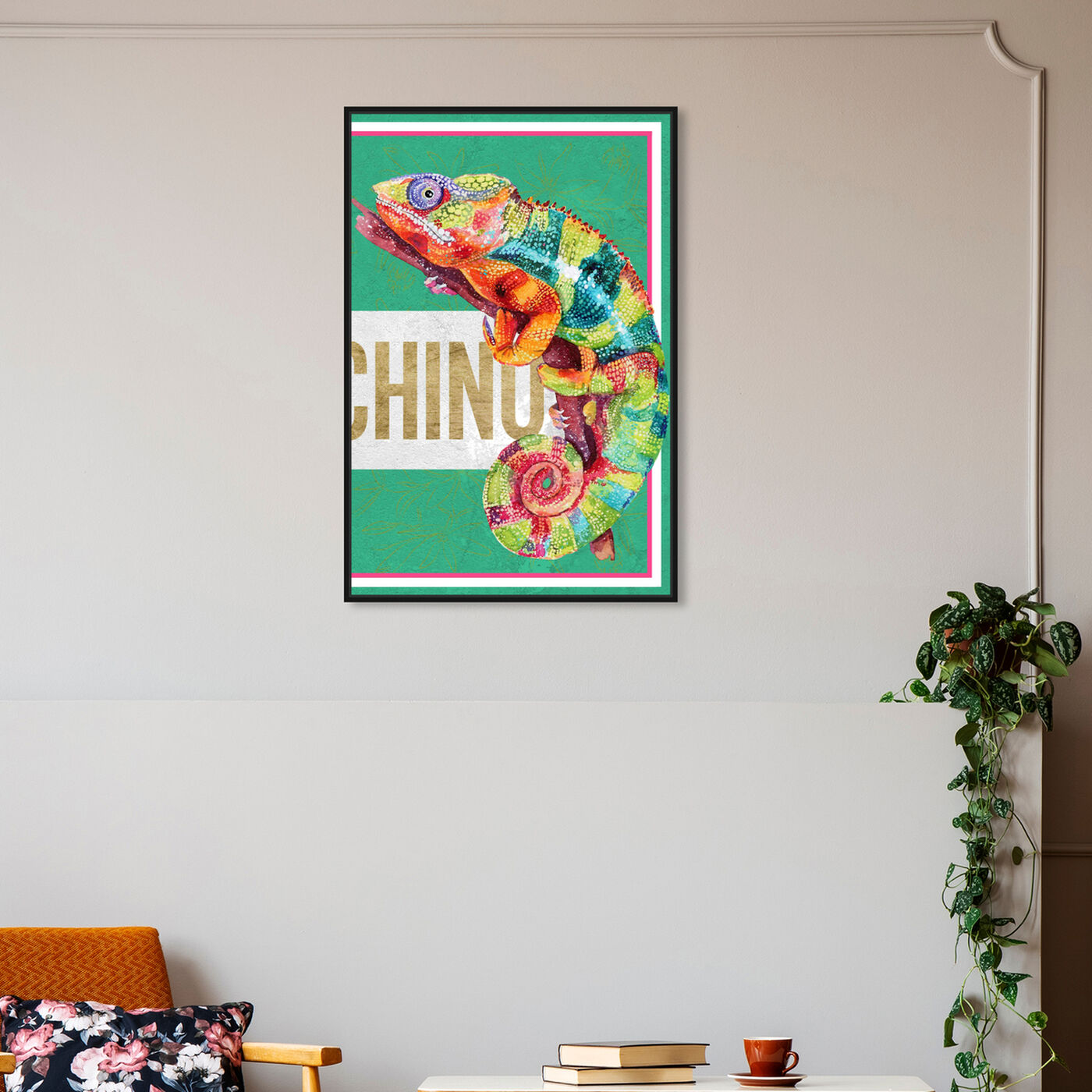 Hanging view of Colorful Right featuring fashion and glam and fashion lifestyle art.