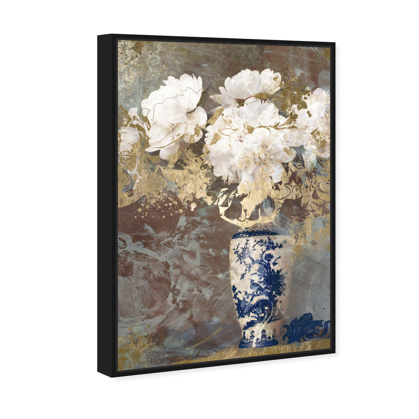 Angled view of Eastern Floral featuring floral and botanical and florals art.