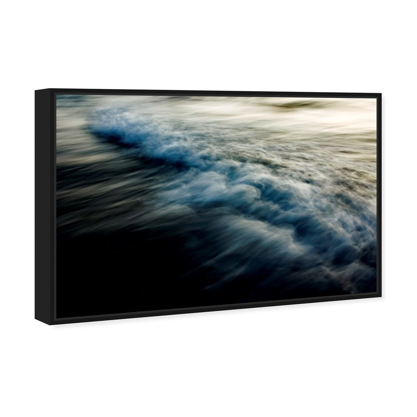 Angled view of Eternal Waves featuring nautical and coastal and coastal landscapes art.